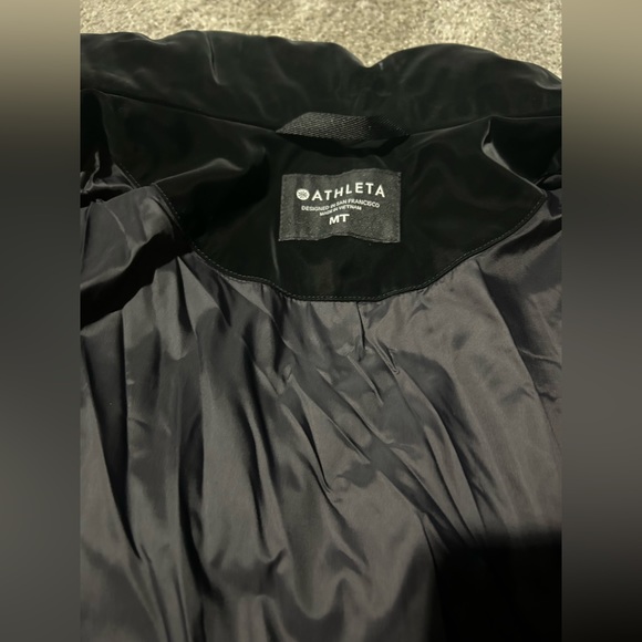 Athleta Venice Velvet Down Jacket in Black! - Picture 6 of 7